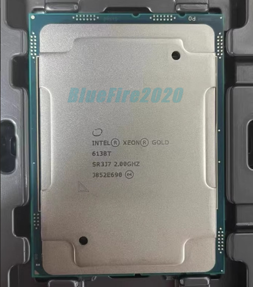 Intel Xeon Gold 6138T SR3J7 2.0GHz 20 Core LGA3647 40Thread CPU Processor 6138T