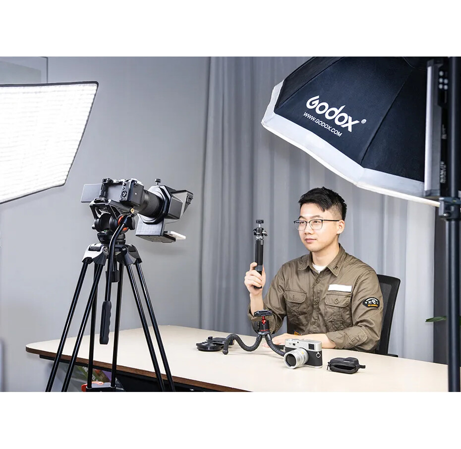 Teleprompter Prompter for Smartphone Phone DSLR Camera Video Making Live Stream