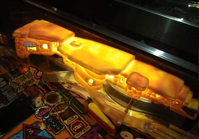 Flintstones Pinball buildings light kit mod