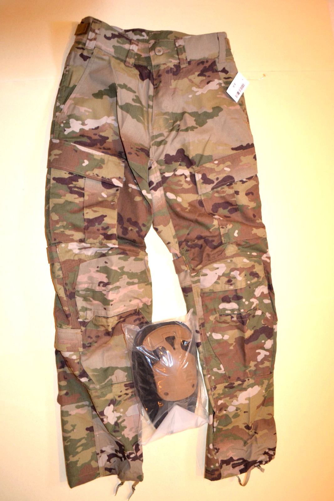 ARMY Multi-Cam FR Advanced Combat Pants With Integrated Knee Pads SZ: Small Reg