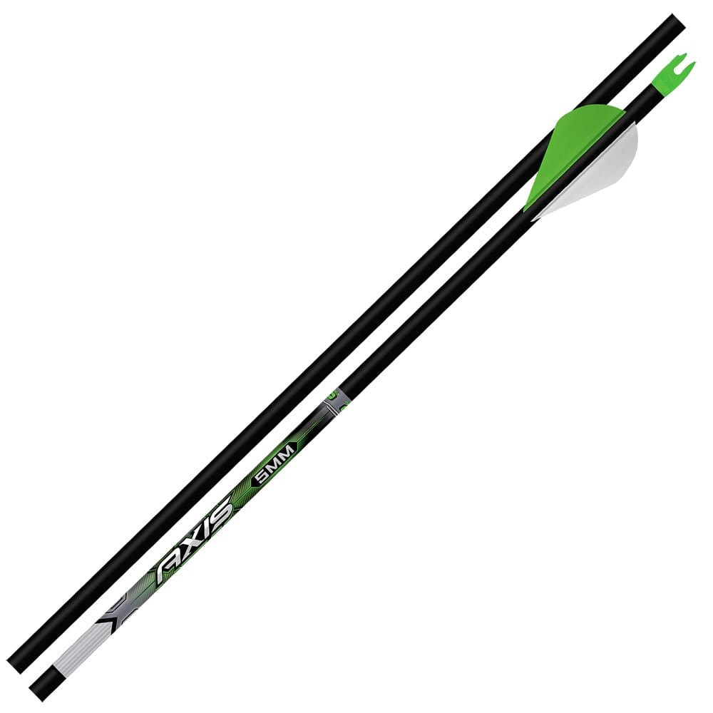 Easton 5mm Axis Match Grade 260 Arrows 6pk w/Hybrid 26 HIT (201386)