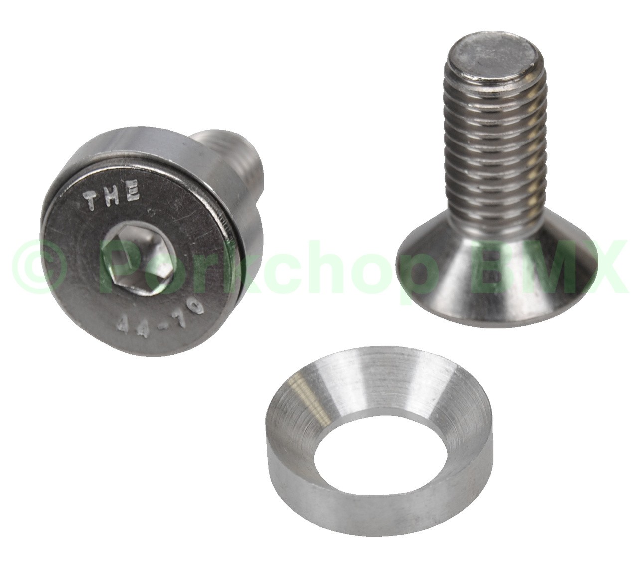 M10 Crank spindle bolts fits Odyssey Black Widow PAIR STAINLESS