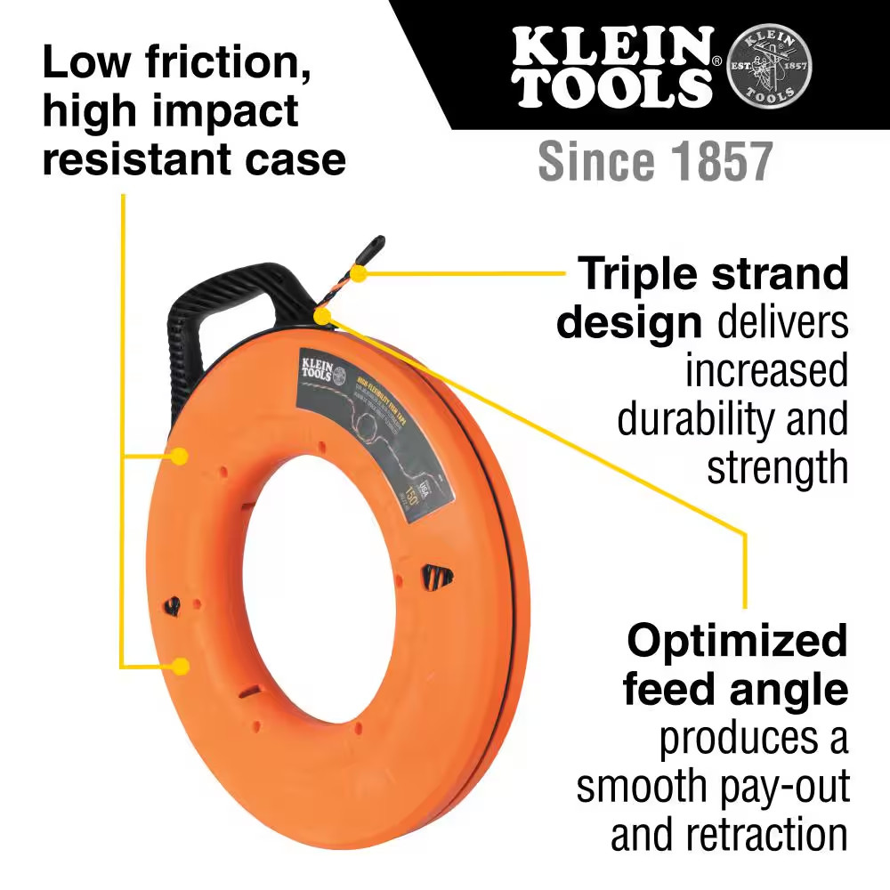 150 Ft., High Flex Polyester Fish Tape