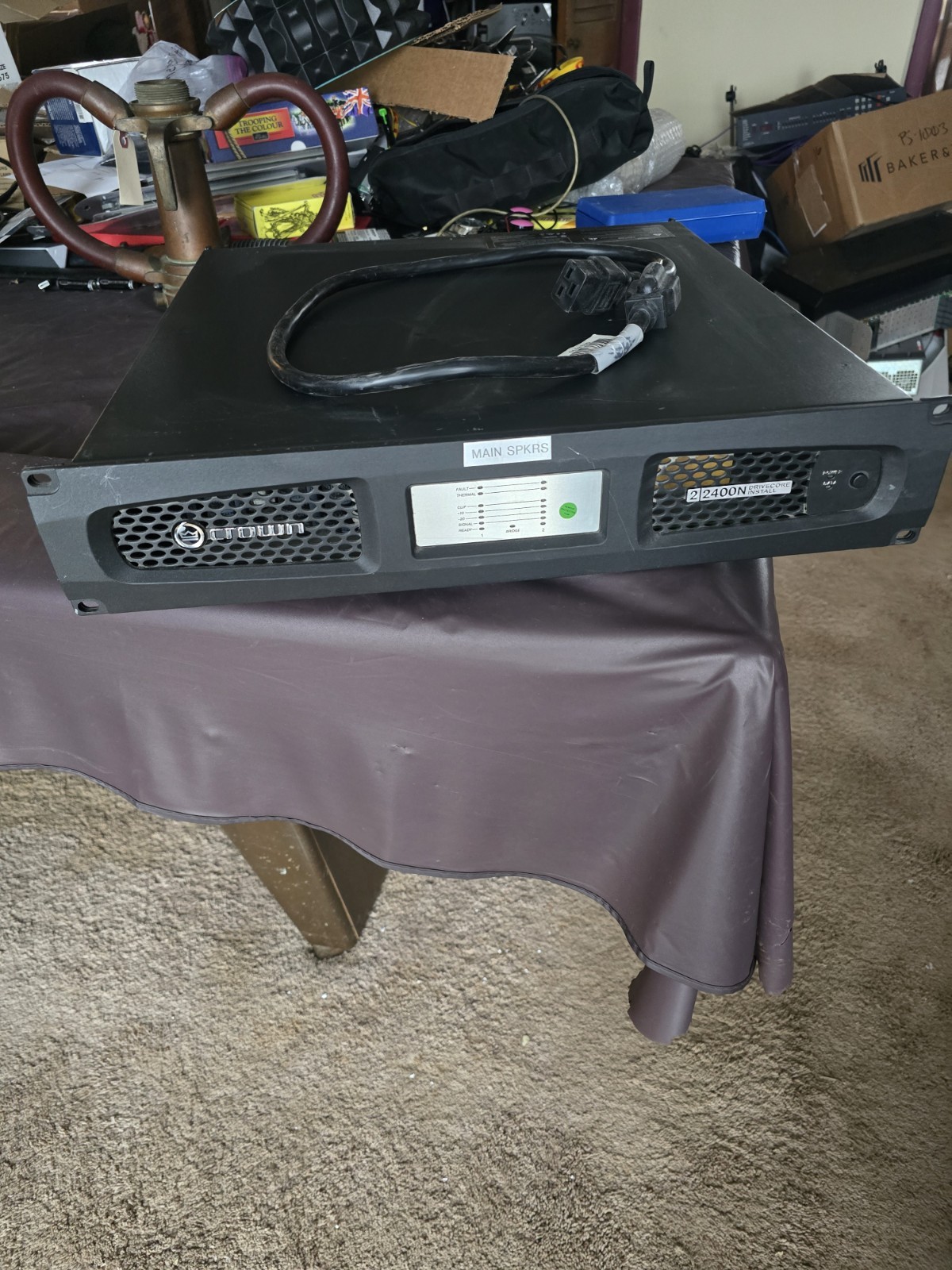 Crown DCi 2 2400 N W/ DriveCore 2 Channel Power Amplifier With Cord Used