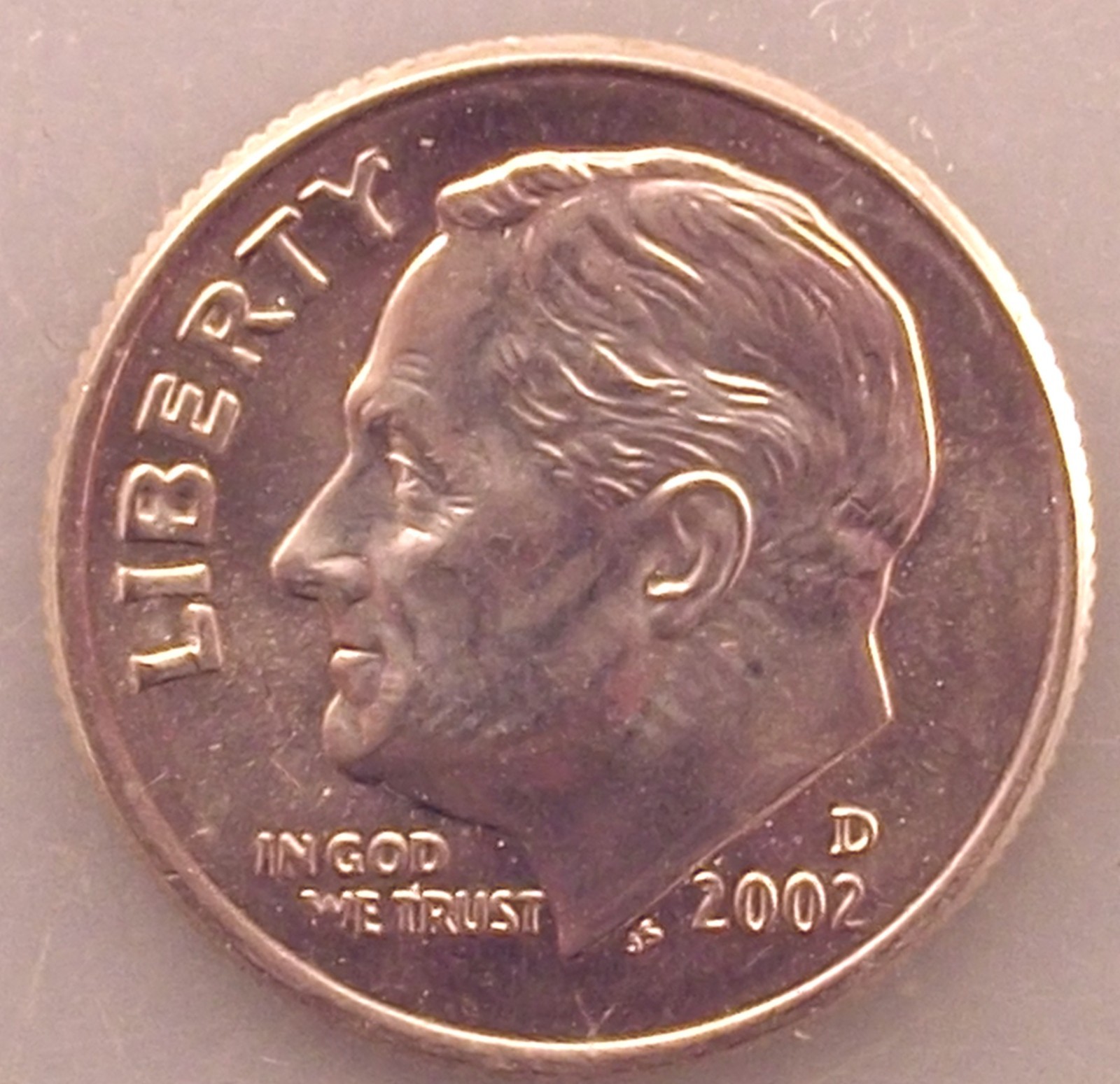 2002-D Roosevelt Dime BU (Brilliant Uncirculated) Denver Mint