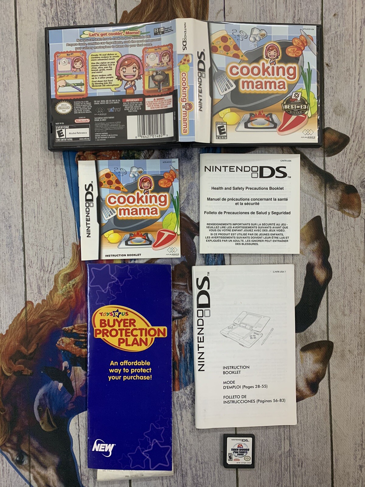 Nintendo DS Items Game Case Manuals