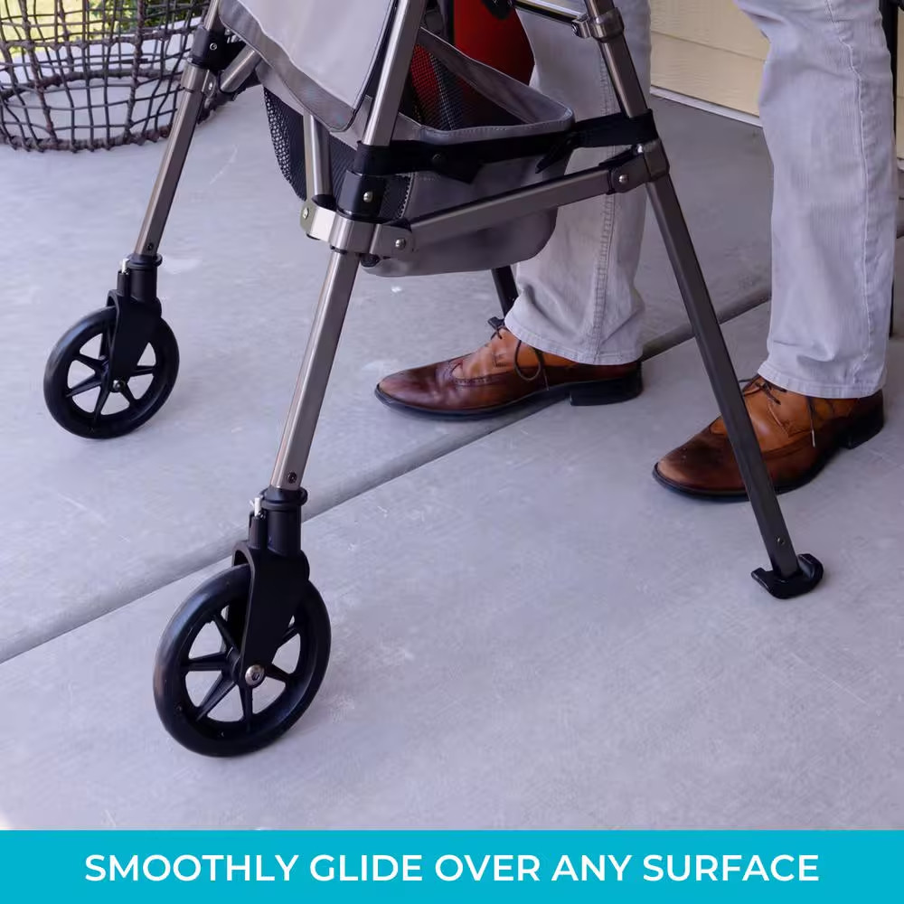 Stander Replacement Glides for EZ Fold-N-Go Walker/ Able Life Space Saver Walker