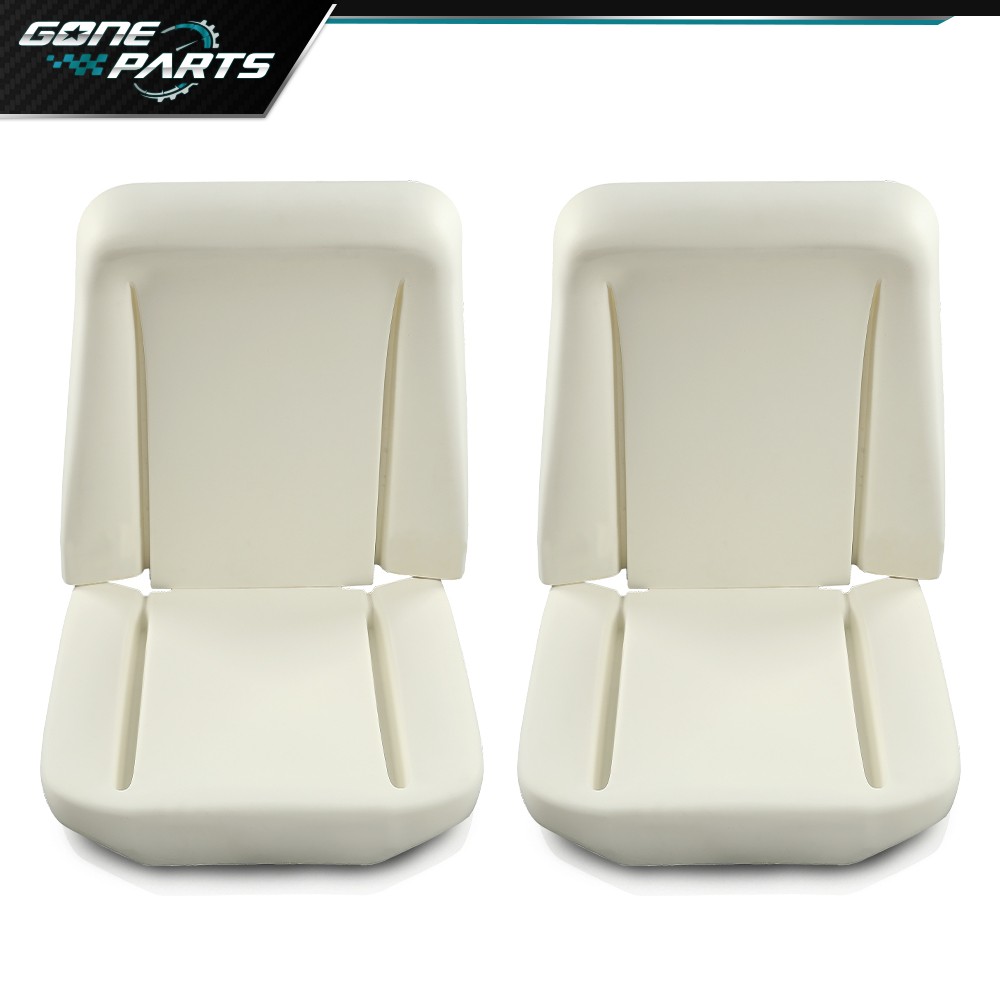 Fit For 66-72 GM New Bucket Seat Foam Bun Cushion Front Upper & Lower Pair