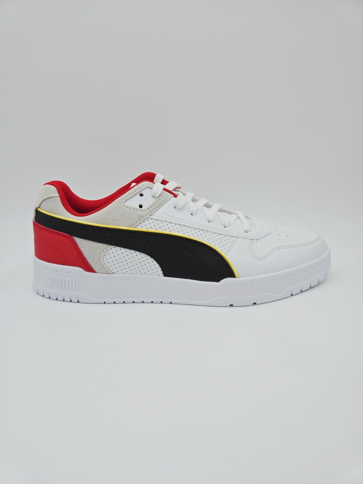 PUMA Ferrari RBD Game Low White-Rosso Corsa  Men's Sneakers 308743 02   #E8