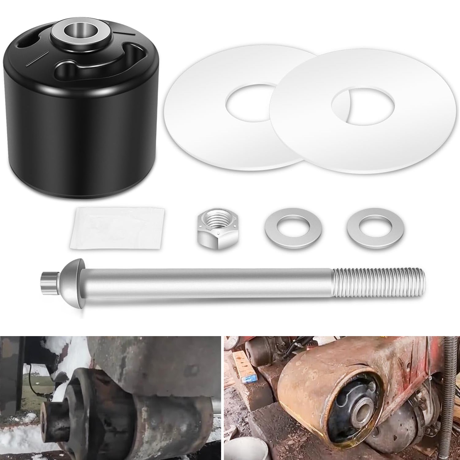 for Hendrickson Quik-Align Pivot Bolt Bushing Kit for Hendrickson Turner Lift