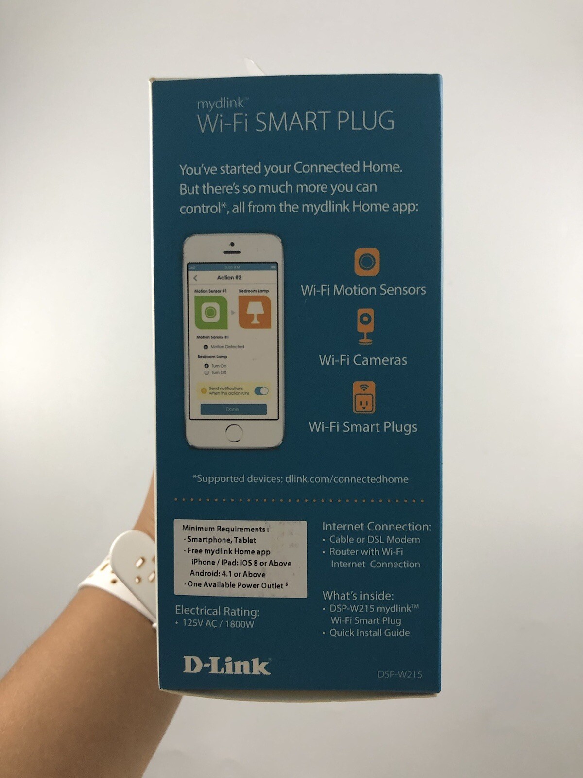 D-Link Mydlink Wi-Fi Smart Plug DSP-W215 I2.3