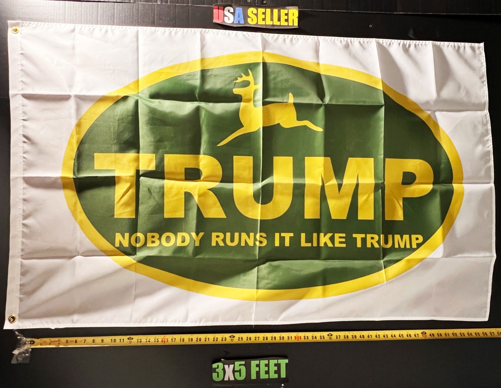 Donald Trump Flag FREE USA SHIP JD Farmers For Trump Save America USA Sign 3x5'