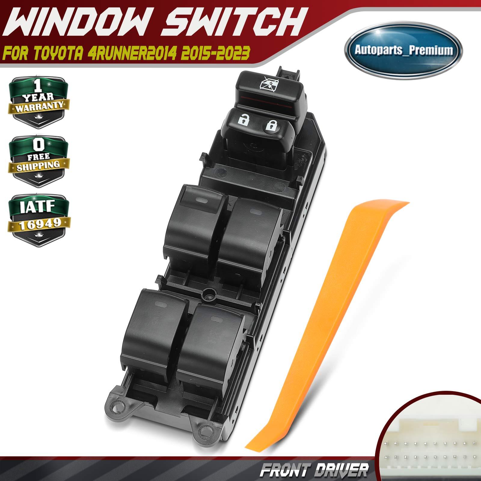 Front Driver Left Side Master Power Window Switch for Toyota 4Runner 2014-2023