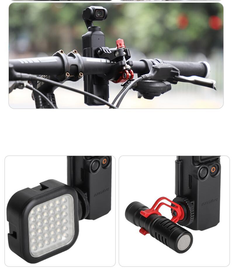 For Osmo Pocket 3 Expansion Adapter Protection Frame Extension Handle Bracket ##