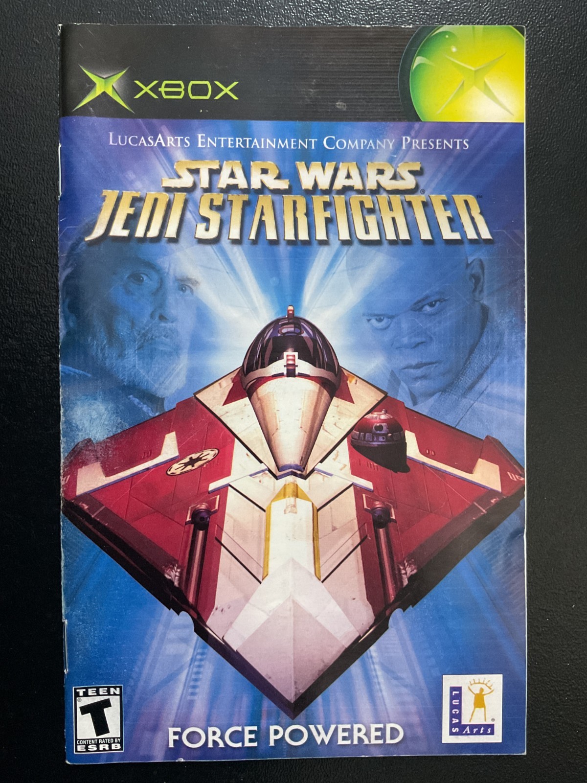 Star Wars Jedi Starfighter Microsoft XBOX Instruction Manual Only