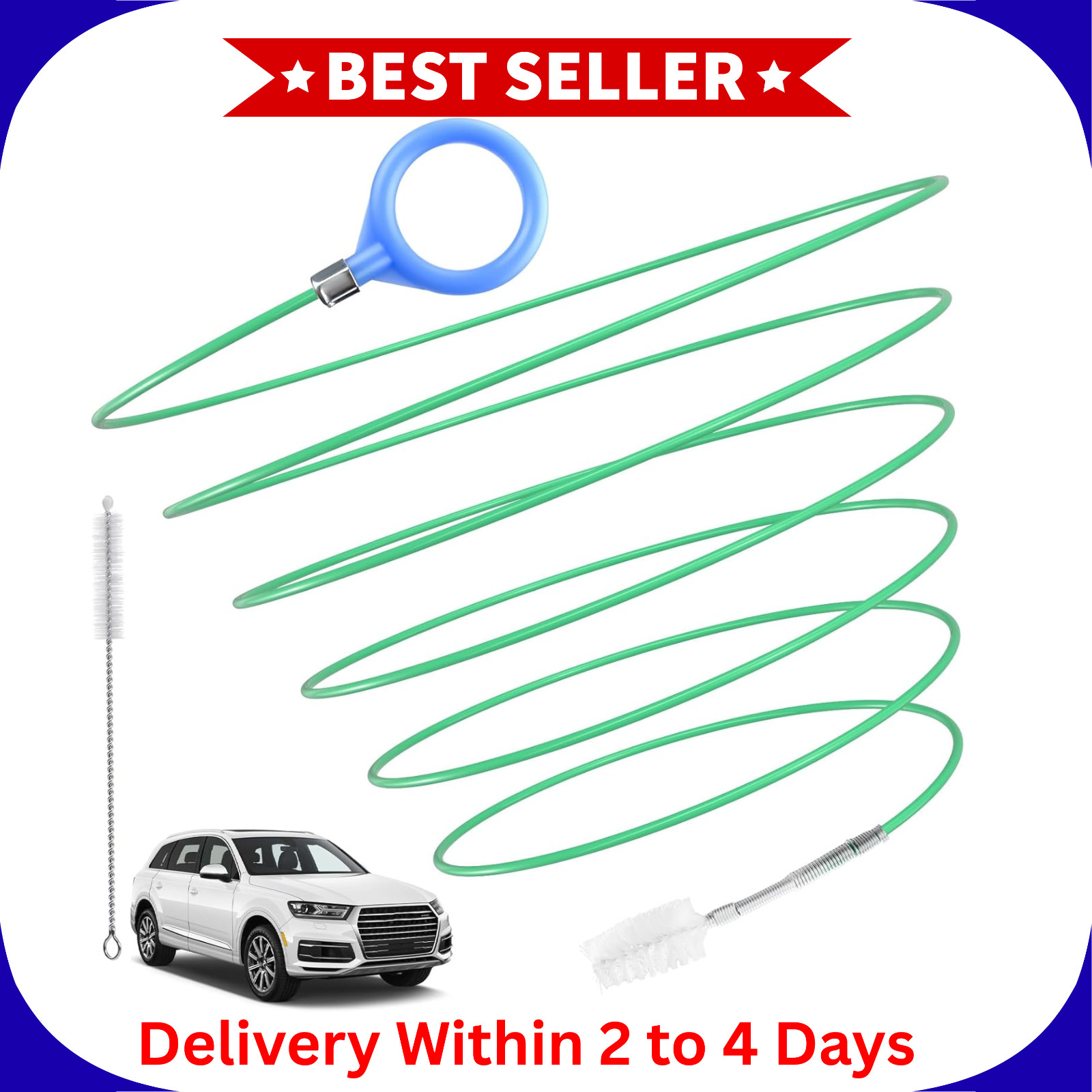 Auto Sunroof Drain Cleaning Tool, 118Inch Long Pipe Cleaner for Car,Flexible New