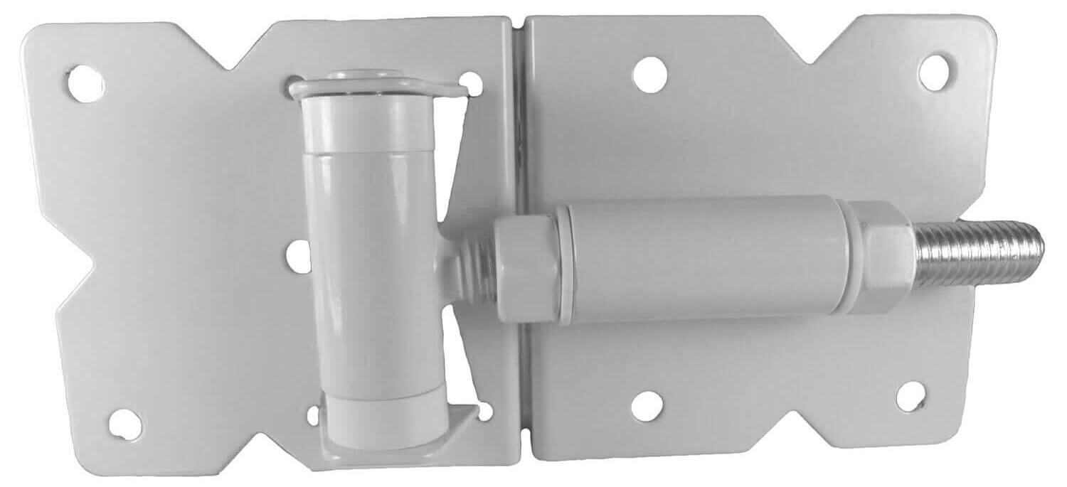 Gate Hinges - For Vinyl, PVC or Plastic Fencing. Vinyl Fence Gate Hinges