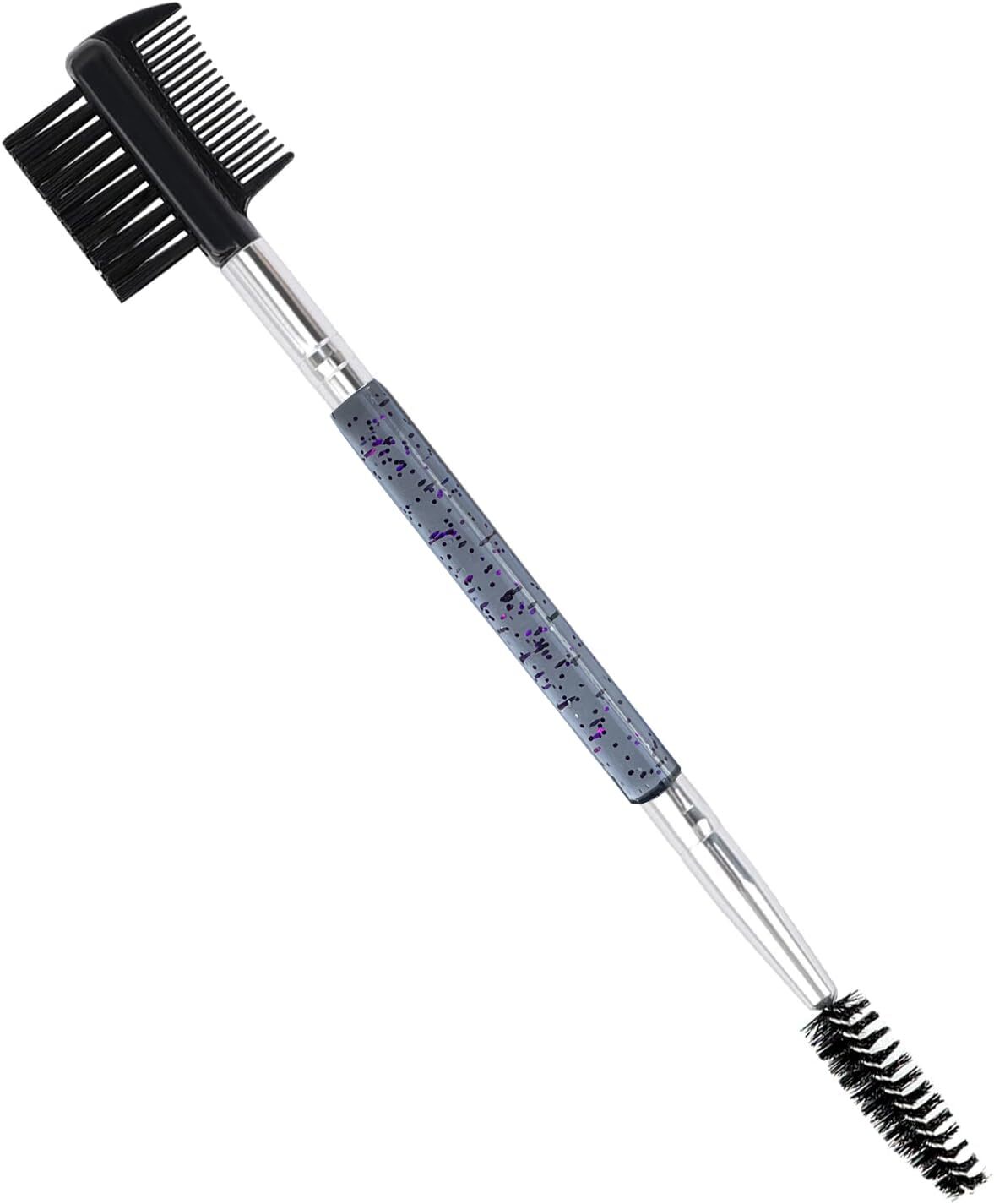 3 Head Eyebrow Eyelash Shaper Eyelash Comb Double Head Brush Makeup Grooming ...