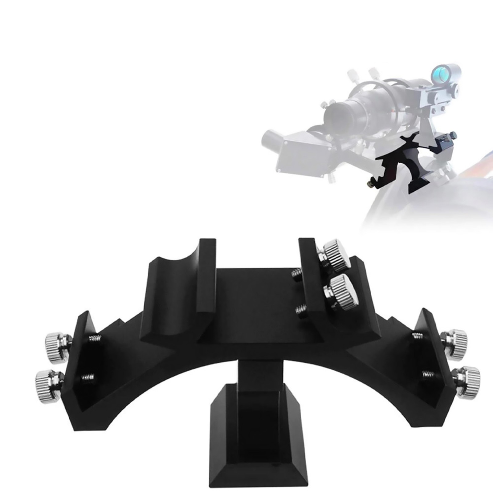 Telescope Triple Finder Base Bracket for Mounting Red Dot Sights Laser Pointers
