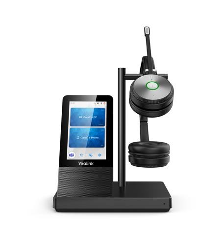 Yealink WH66DUALUC Wireless Stereo Headset - DECT - 524.9 ft