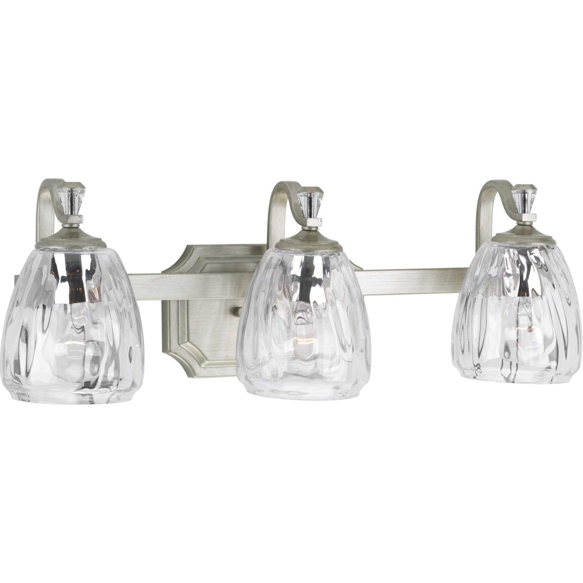 41ELIZABETH 42891-SRCW Kenley Bathroom Vanity Light Silver Ridge