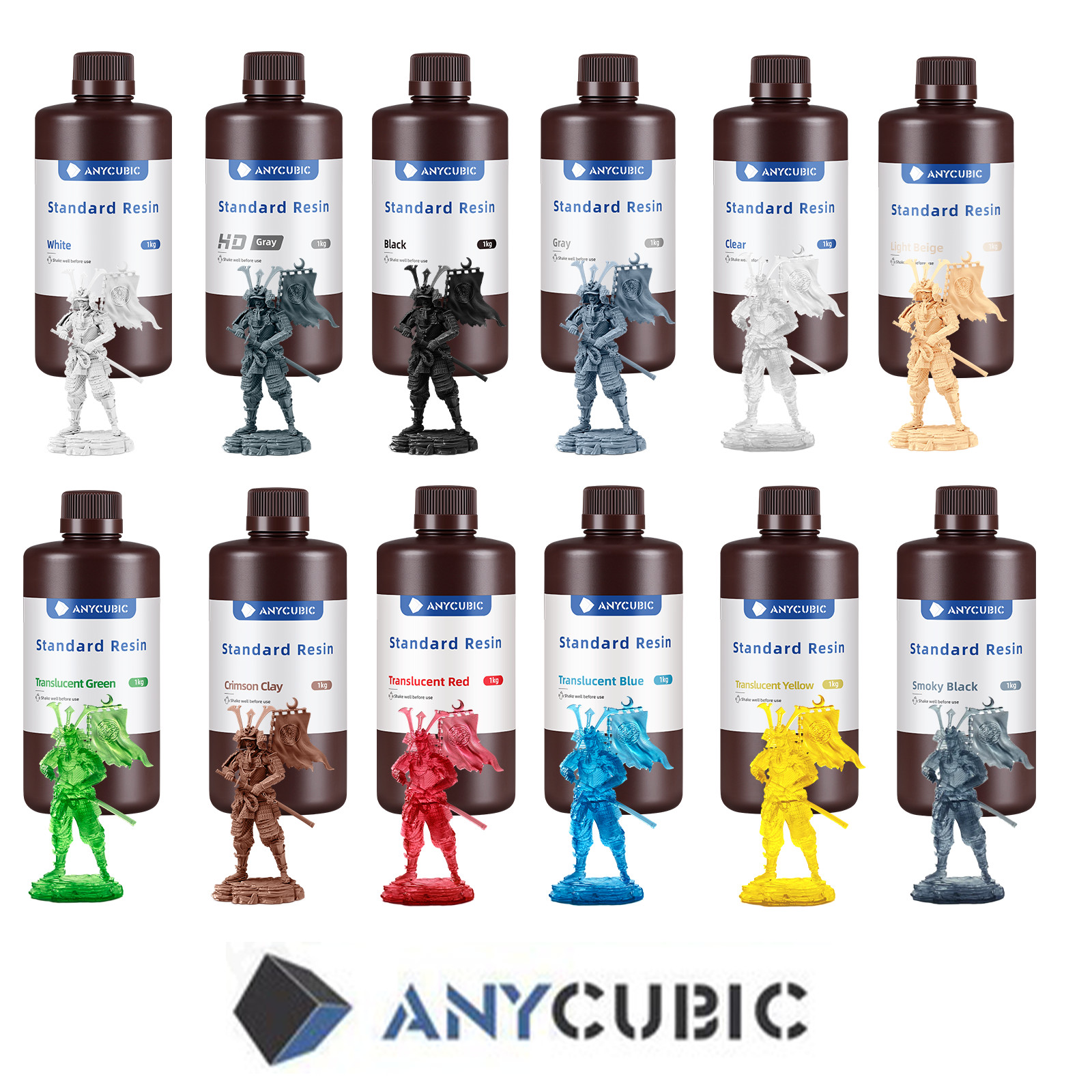 ANYCUBIC Standard Resin 405nm UV Resin 14K 3D Printer Stability General Resin