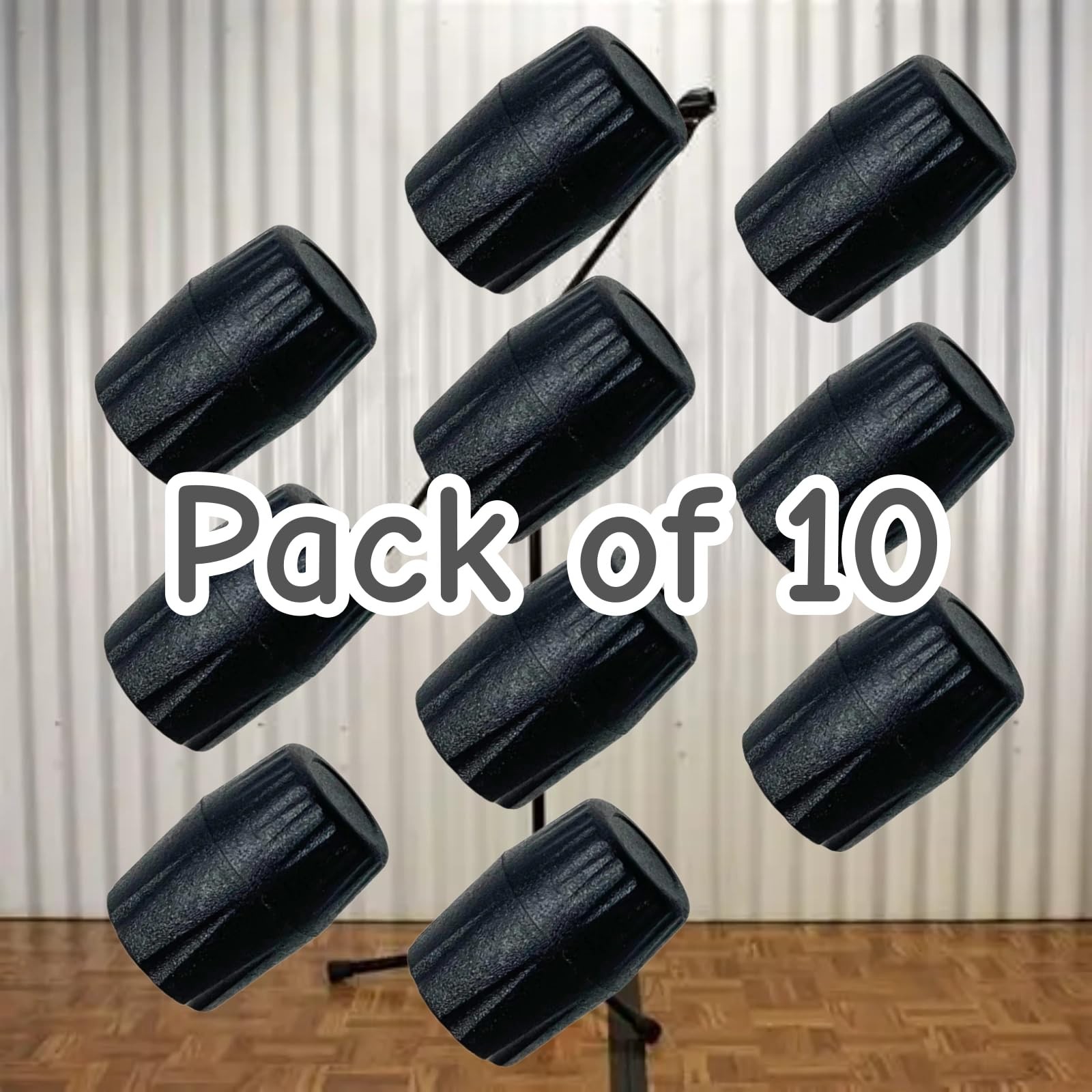 10 PCS Microphone Guitar Stand Foot Protector Rubber Cap Pad...