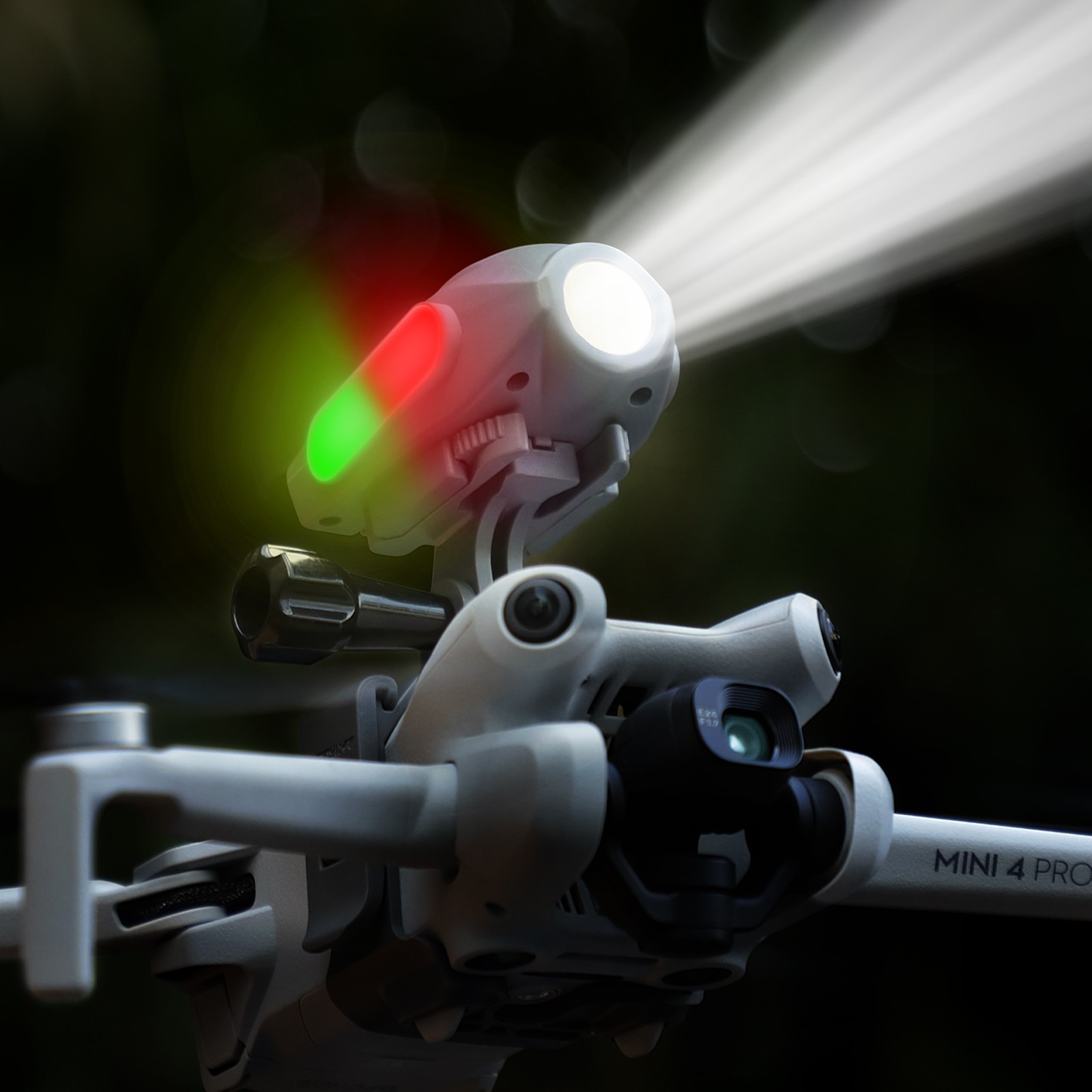 Searchlight Mount Holder w/ Light Lamp Set For DJI Mini 4 Pro Drone Accessories