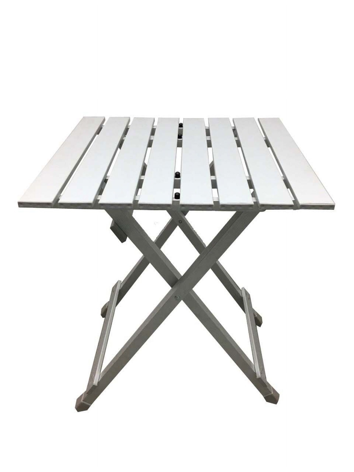 Ozark Trail Silver Aluminum Camping Table Rust Resistant 4.9lb Portable Table