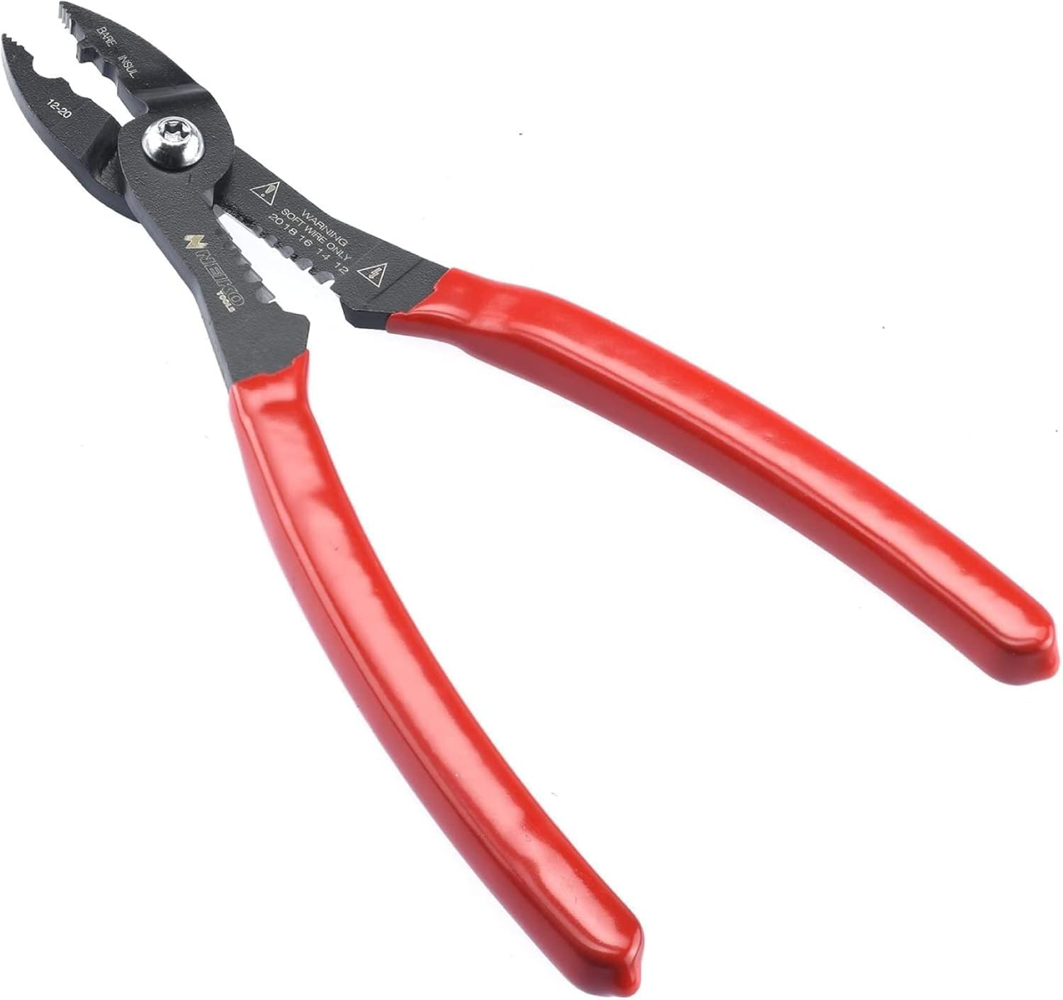 NEIKO 02037A Compact Wire Stripper | 4-in-1 Multi Purpose Electricians Pliers |