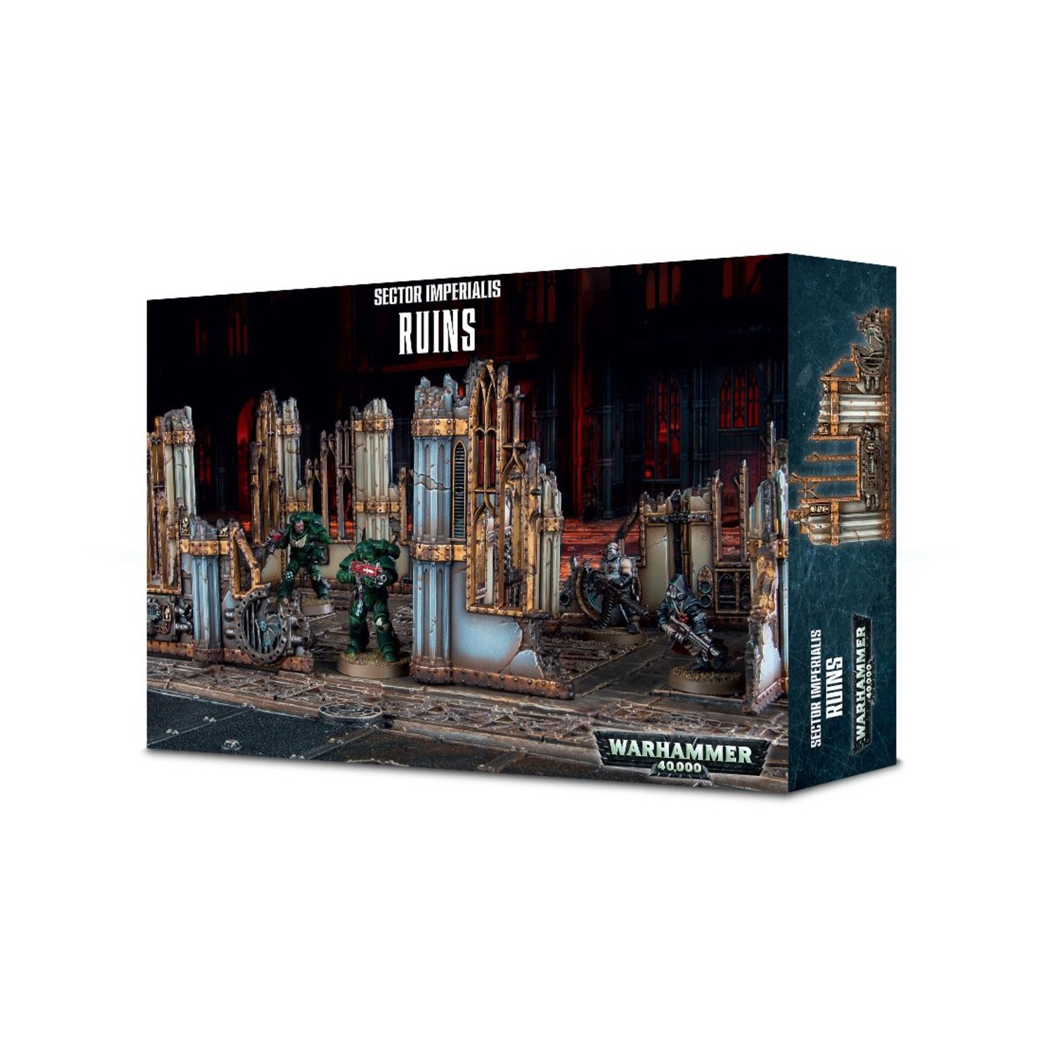 GW Warhammer 40K 8E/9E Terrain Sector Imperialis - Ruins New