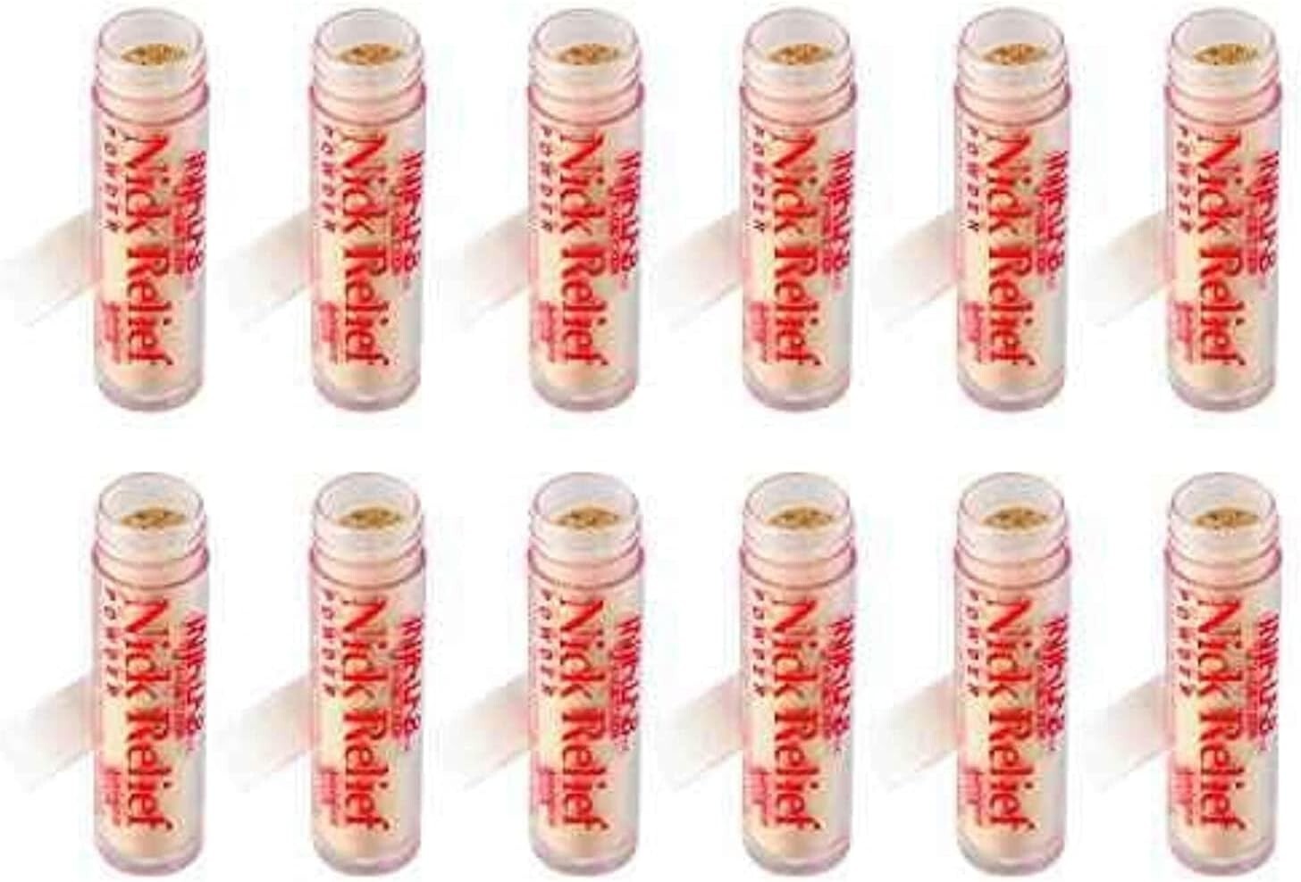 Infa-Lab Nick Relief Styptic Powder Stop Bleeding Skin x 12 pcs