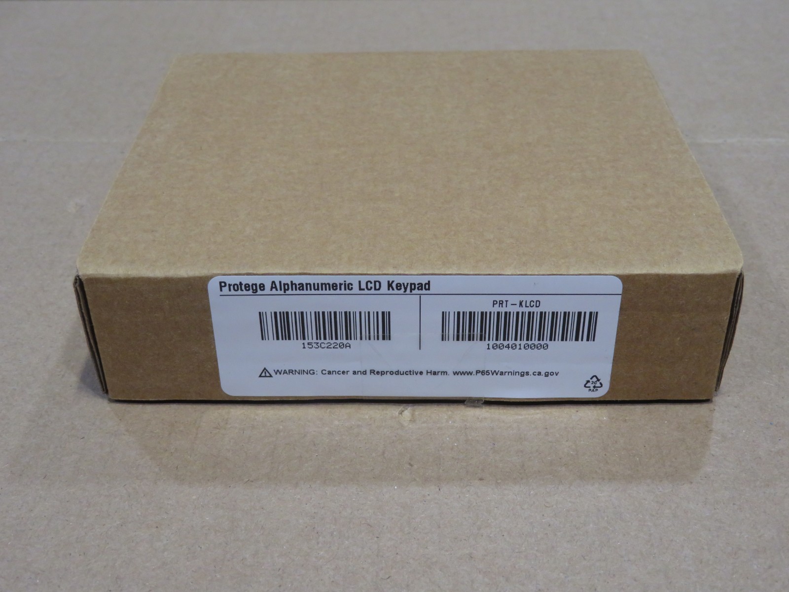 ICT Protege GX / WX Alarm Keypad - WHITE - PRT-KLCD Alphanumeric LCD Keypad