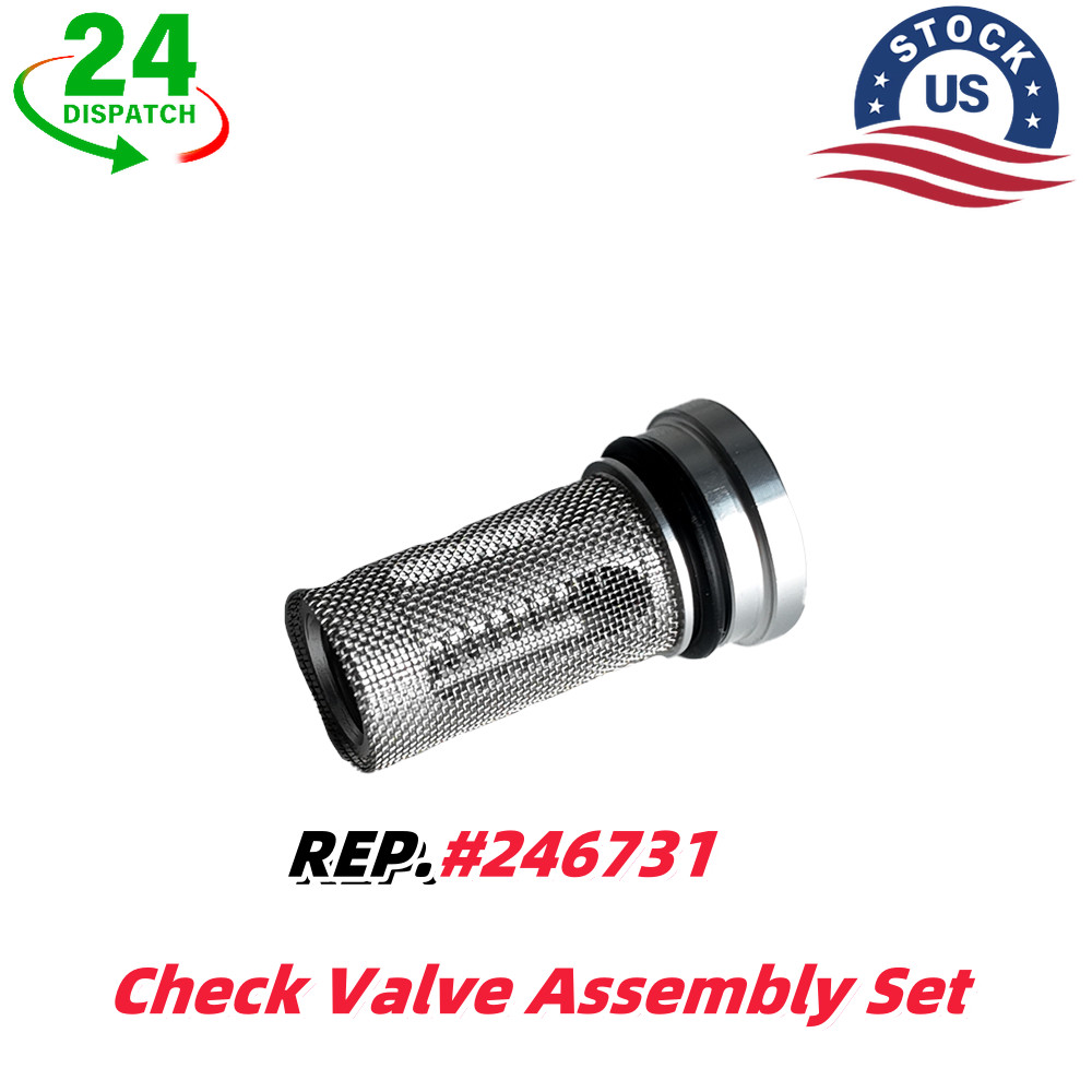 246731 For Fusion Air Purge Spray Gun Check Valve Assembly Kit US