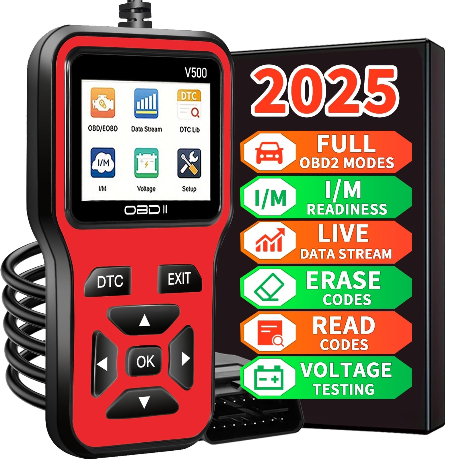 OBD2 Scanner Diagnostic Tool - Check Engine Light Code Scanner Tool... Fast Ship