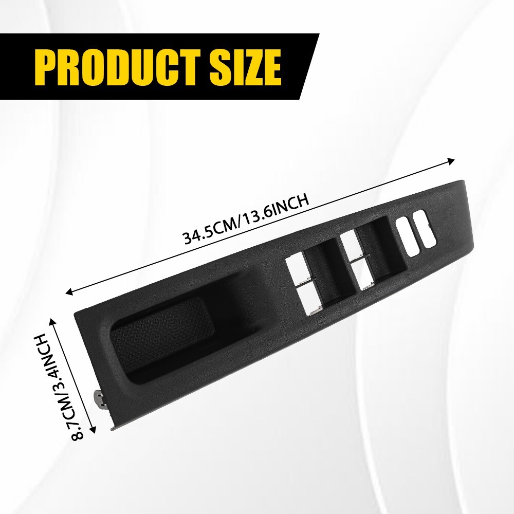 FRONT LEFT For 2012-14 TOYOTA YARIS 2D MASTER POWER WINDOW SWITCH BEZEL TRIM EPY