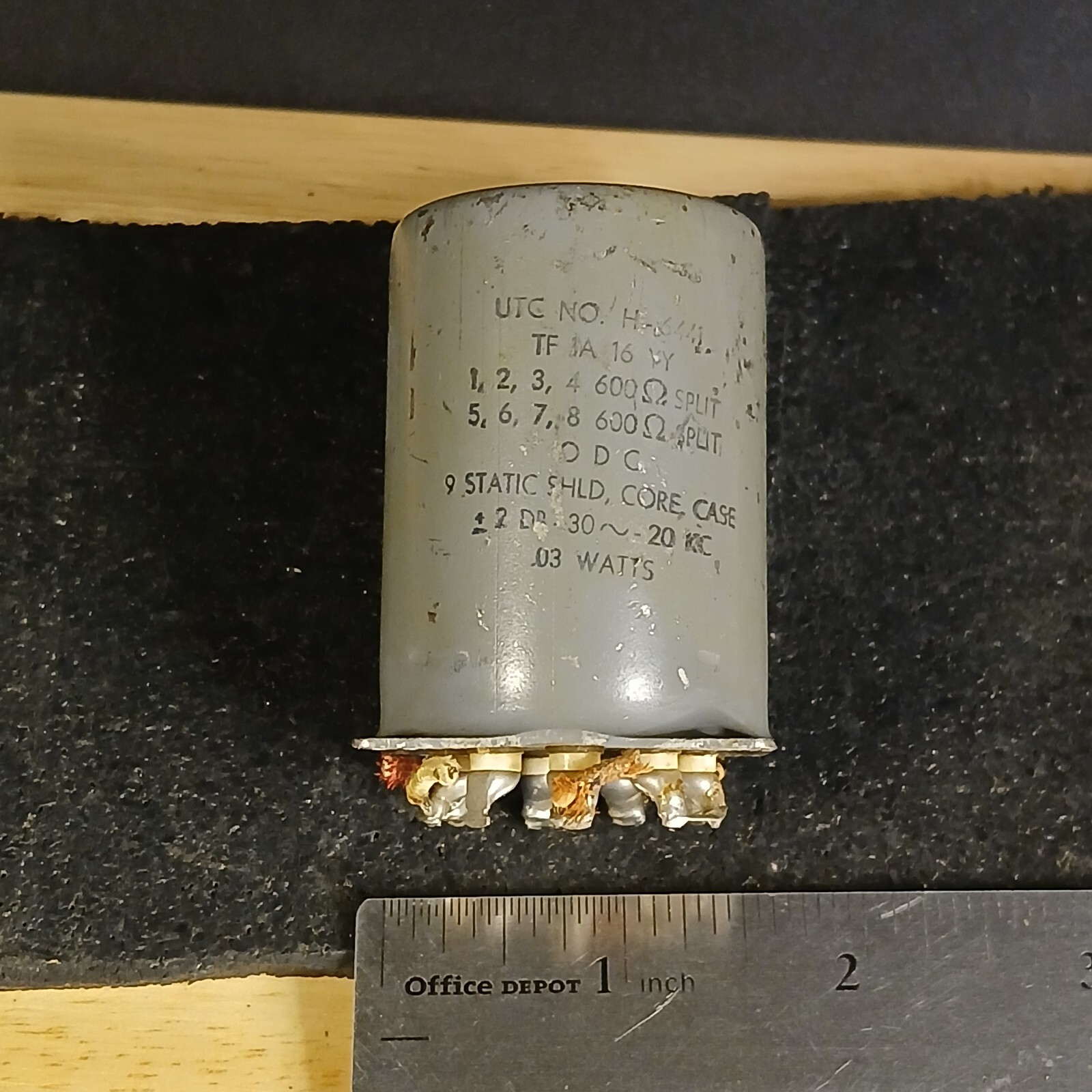 1950's UTC No. H-6441 Round Transformer