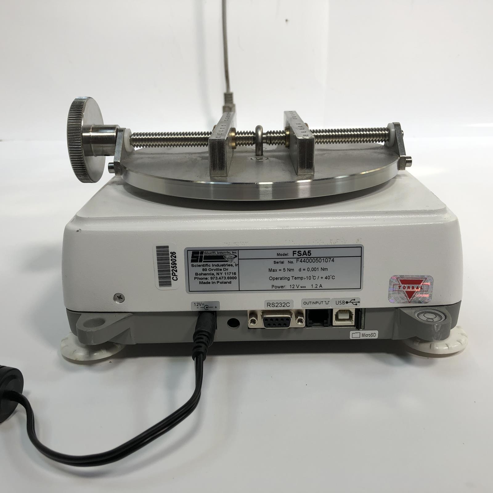 FSA5 Torbal Cap Tester FS Torque gauge 5 n/m