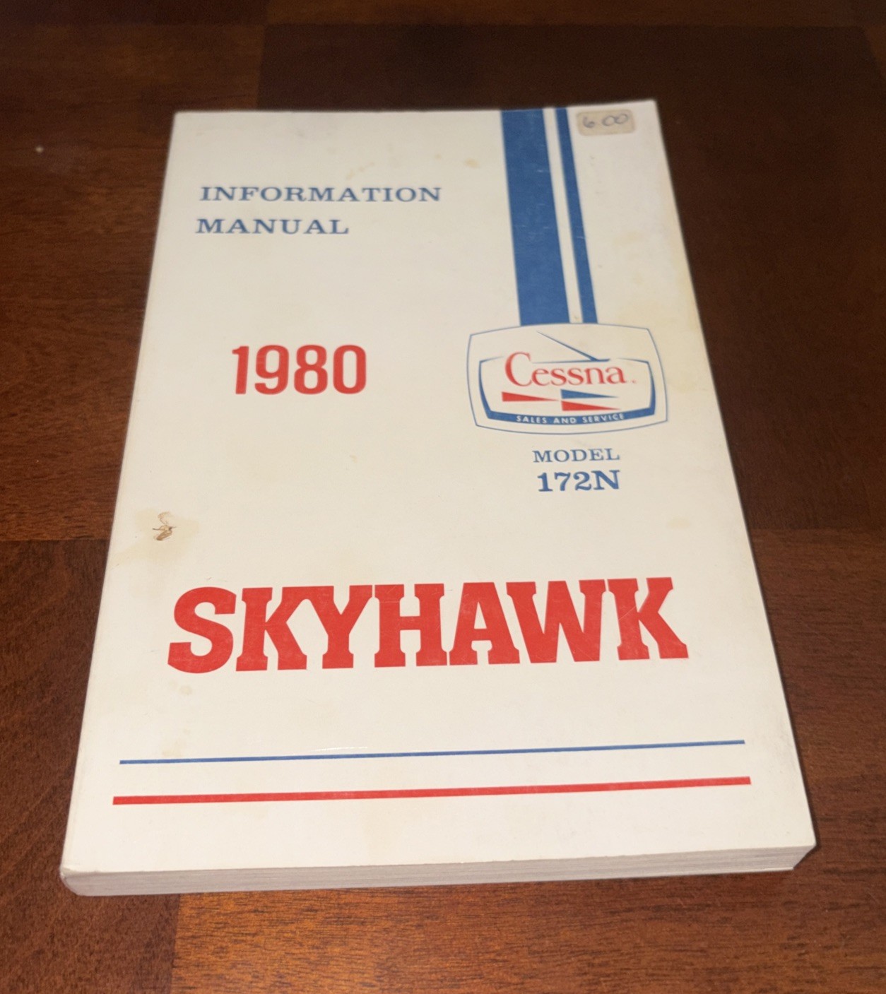 Cessna 1980 Skyhawk Model 172N Information Manual Original Issue 1979