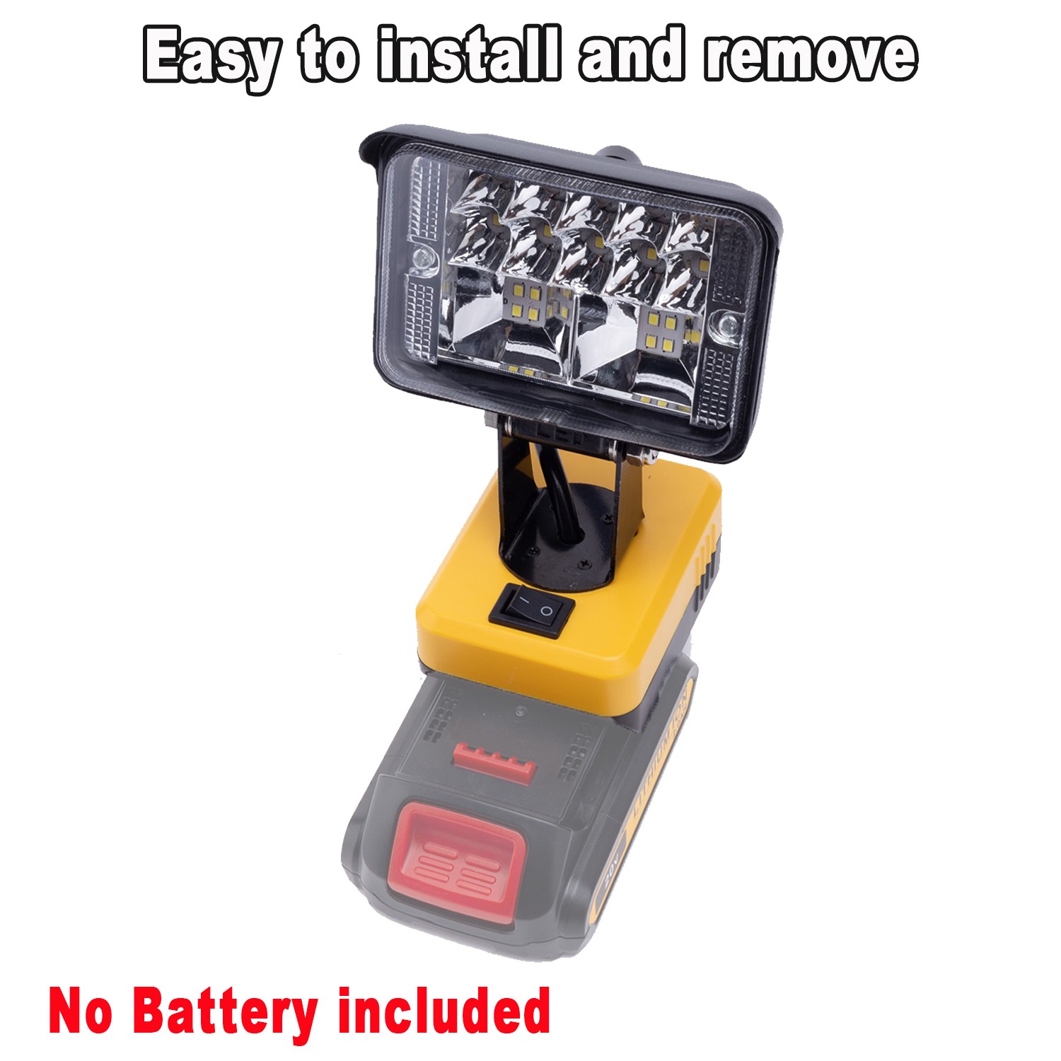 For Dewalt 20V Battery Flood Light Flashlight Tool Only Outdoor LED Worklight