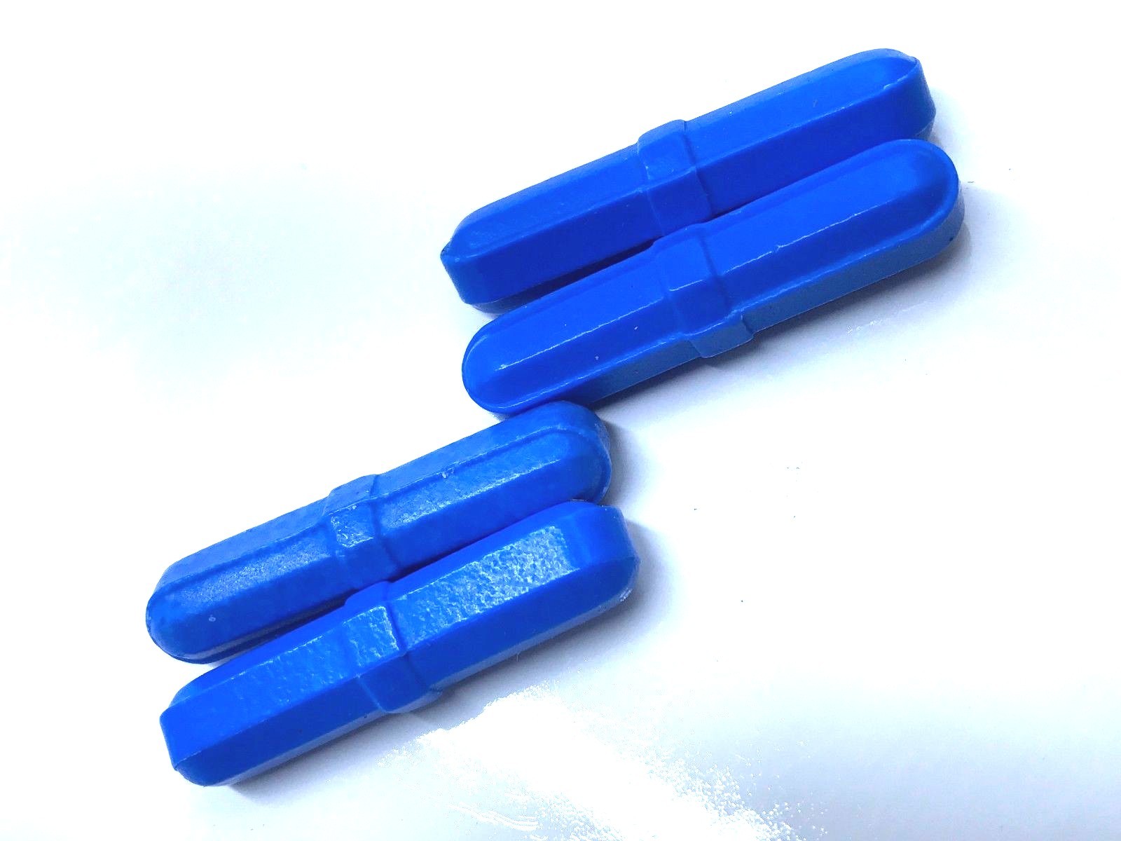 Dynalon 304415-0005 PTFE Octagonal Stirrer Bar Blue 1-1/2" Length 5/16" Diameter