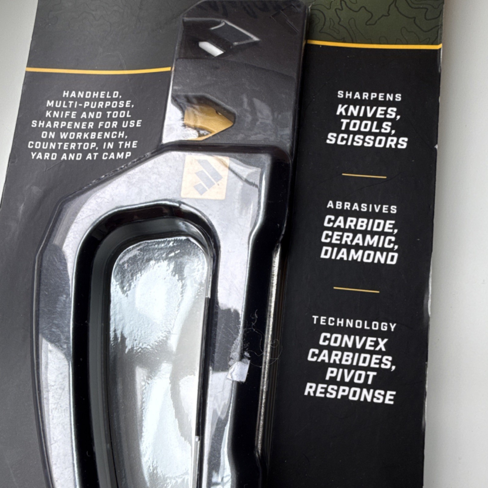 Work Sharp Pivot Pro Knife & Tool Sharpener Carbide Ceramic Diamond Black