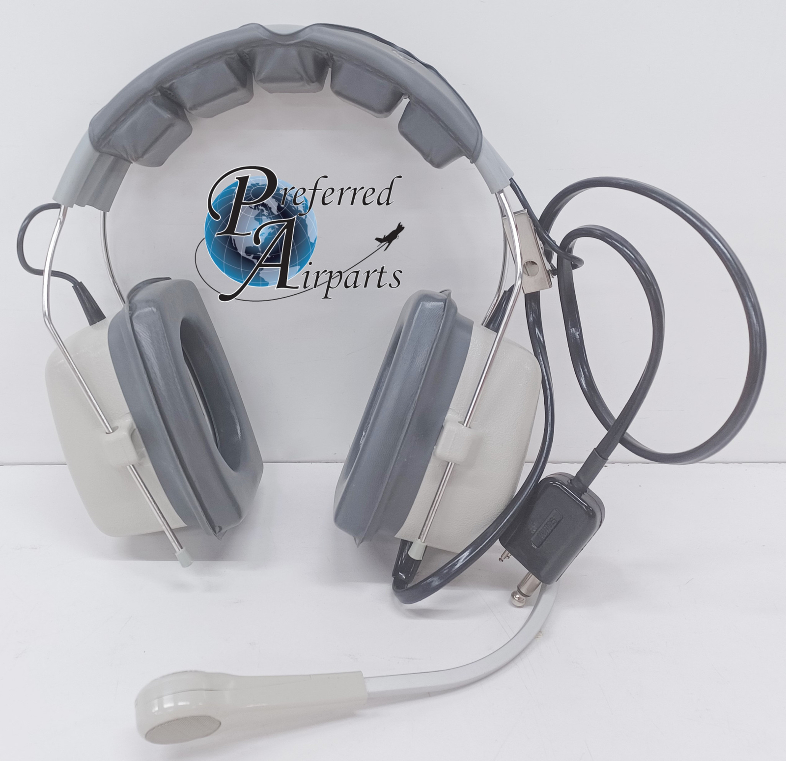 New Surplus Telex Aviation Headset w/Microphone, p/n EBM1401, 63700-013