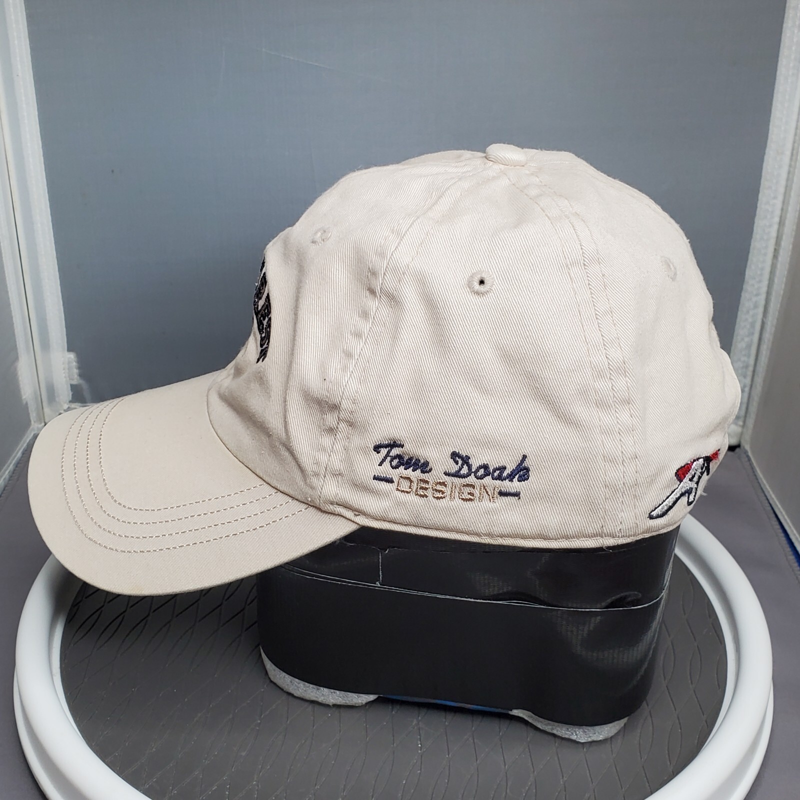 Black Forest Golf Course Hat Tan BALLMARKER *MINOR STAINS Womens or Small