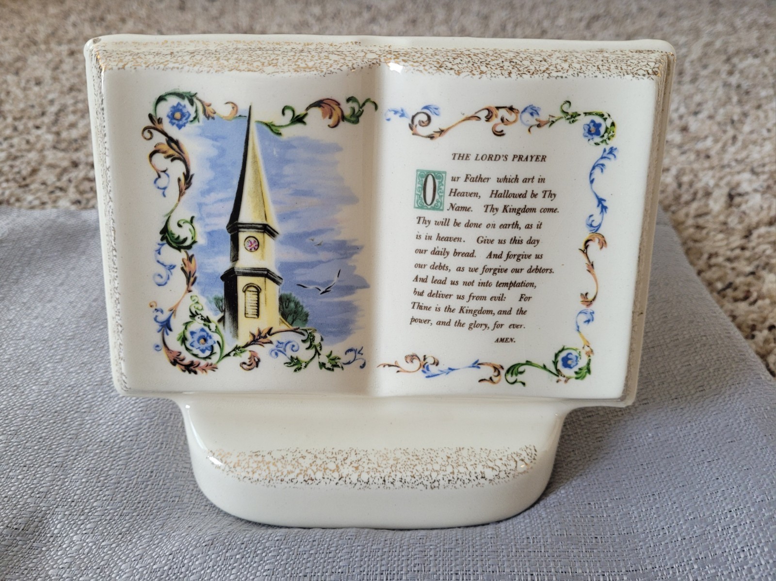 Lord's Prayer Planter "Books Of Remembrance"