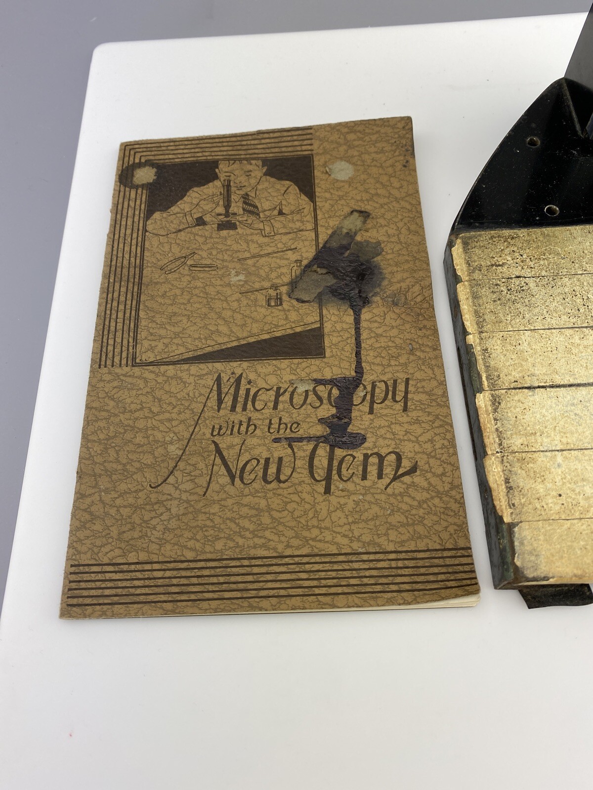 Vintage Spencer New Gem 334207 Scientific Microscope