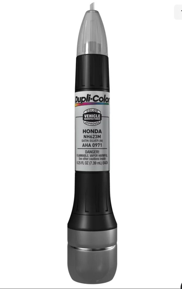 Dupli-Color AHA0971 Metallic Satin Silver Honda Scratch Fix Touch-Up Paint 0.5oz