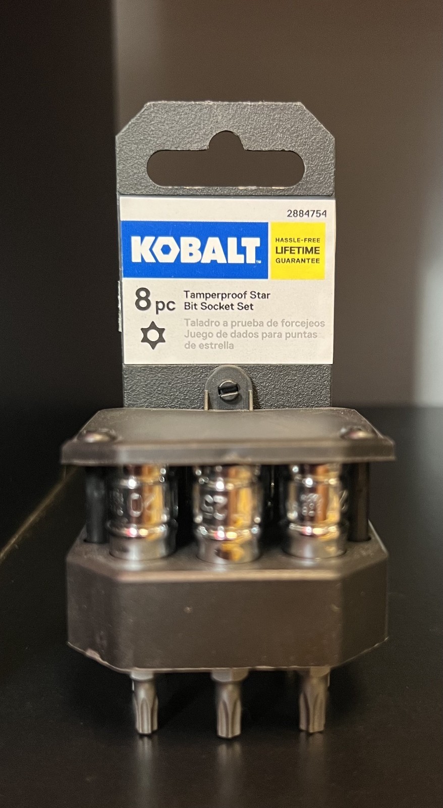 Kobalt 8pc Tamperproof Star bit socket set