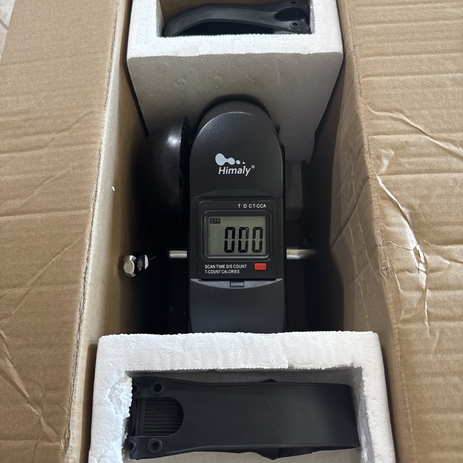 Himaly Mini Exercise Bike Compact Under Desk Pedal Exerciser NEW OPEN BOX