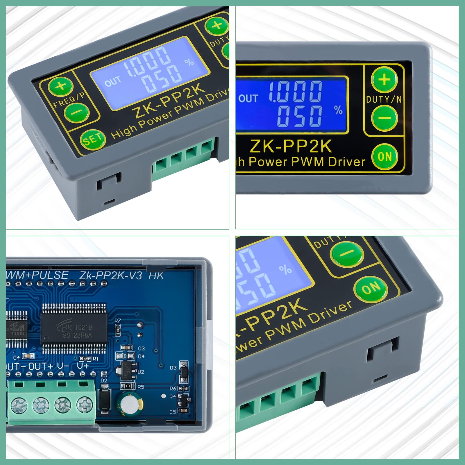 Function Signal Generator, ZK-PP2K PWM Pulse Frequency Generator, 1Hz-150KHz ...